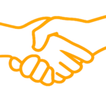 trust hand shake
